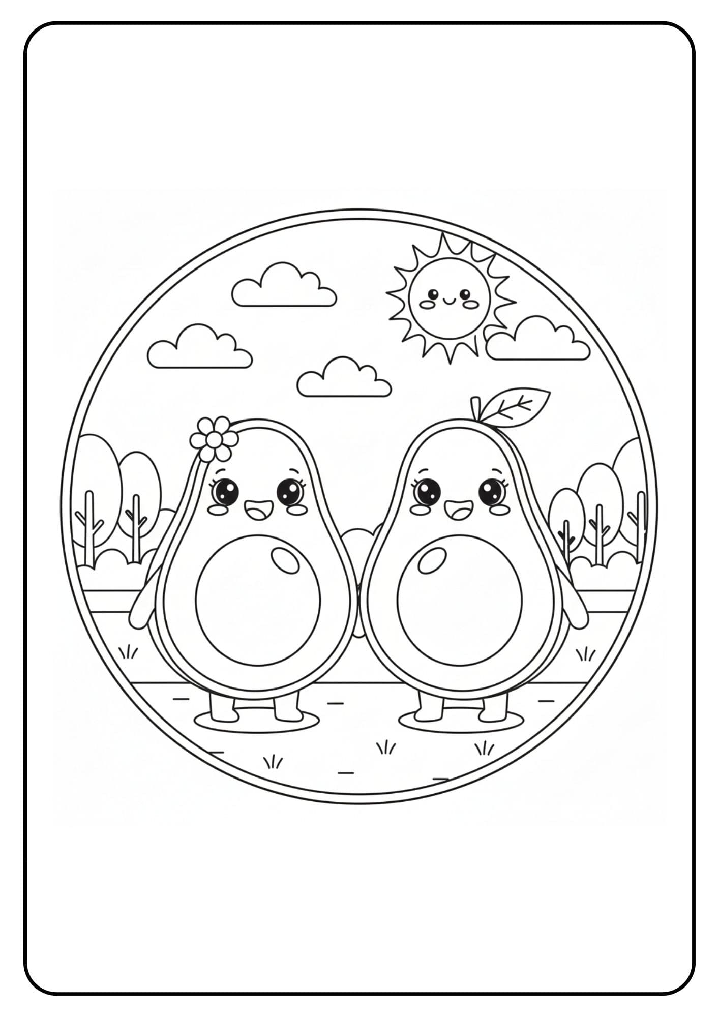 Avocado schattig duo