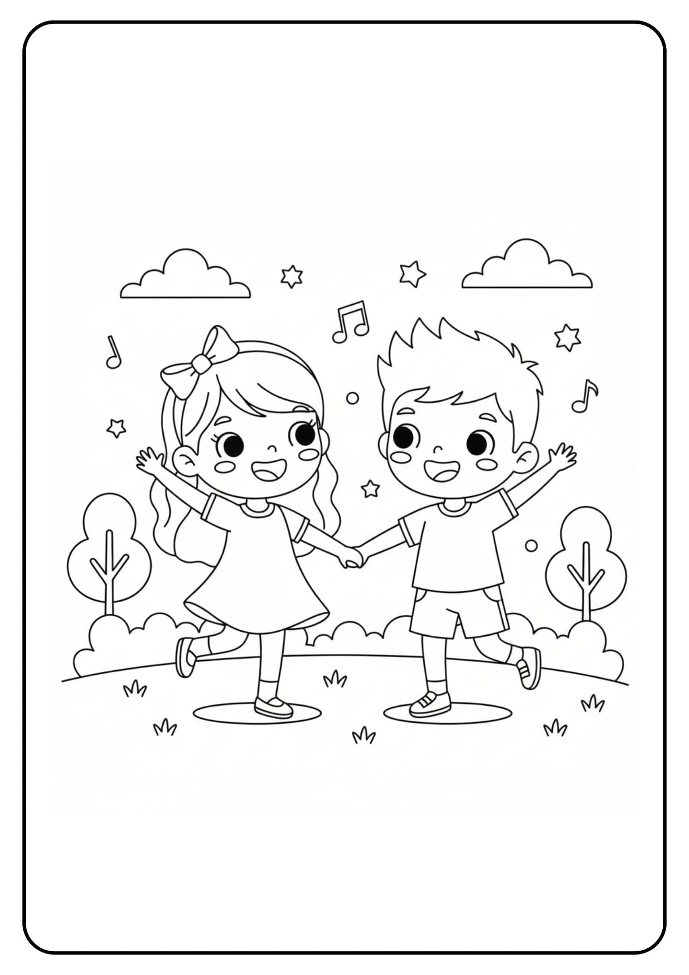 BFF schattig dans pose