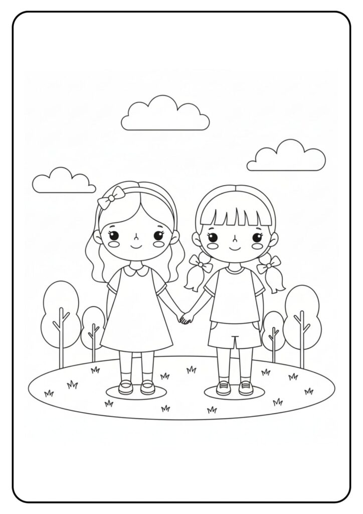 BFF schattig meiden duo