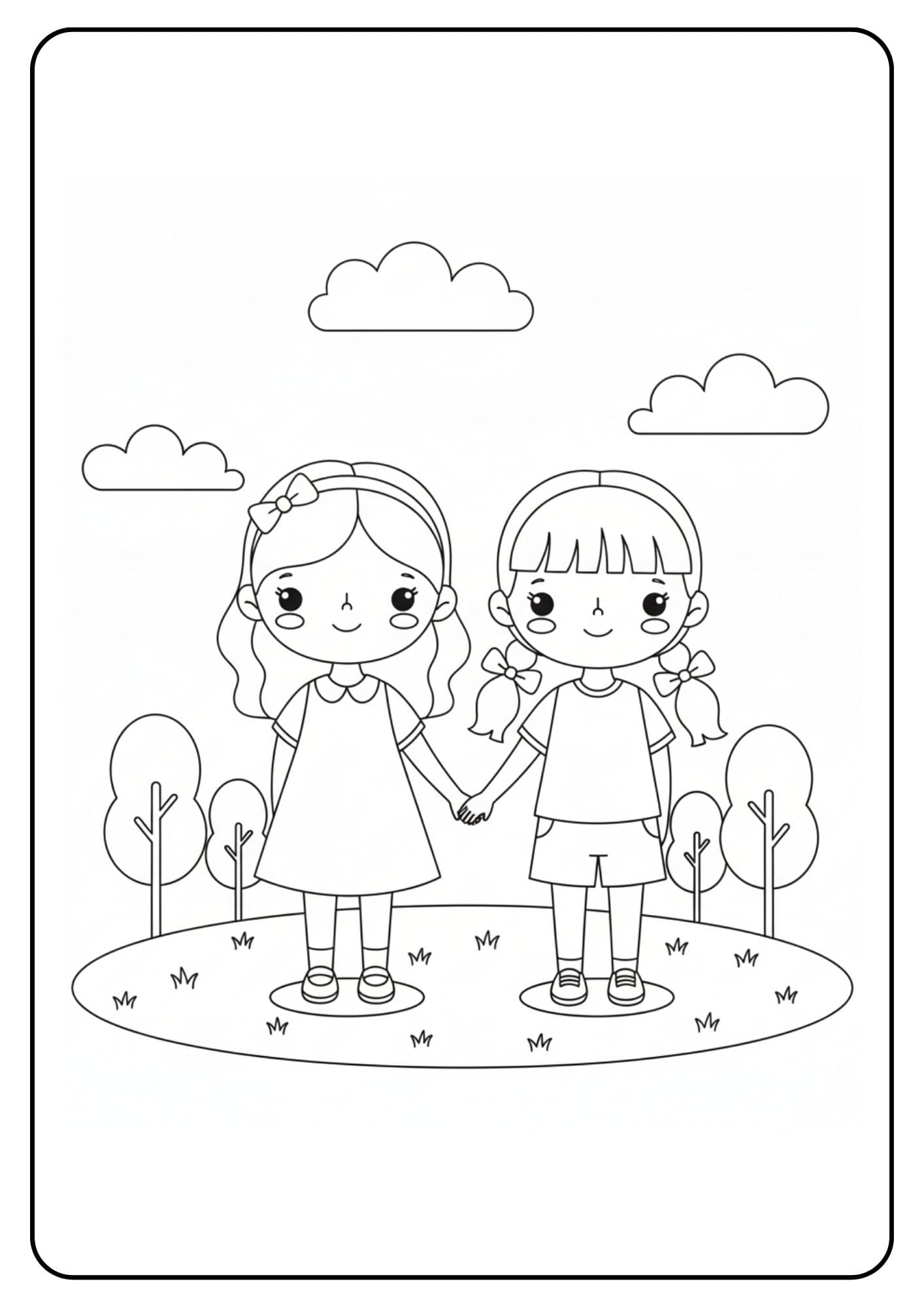 BFF schattig meiden duo