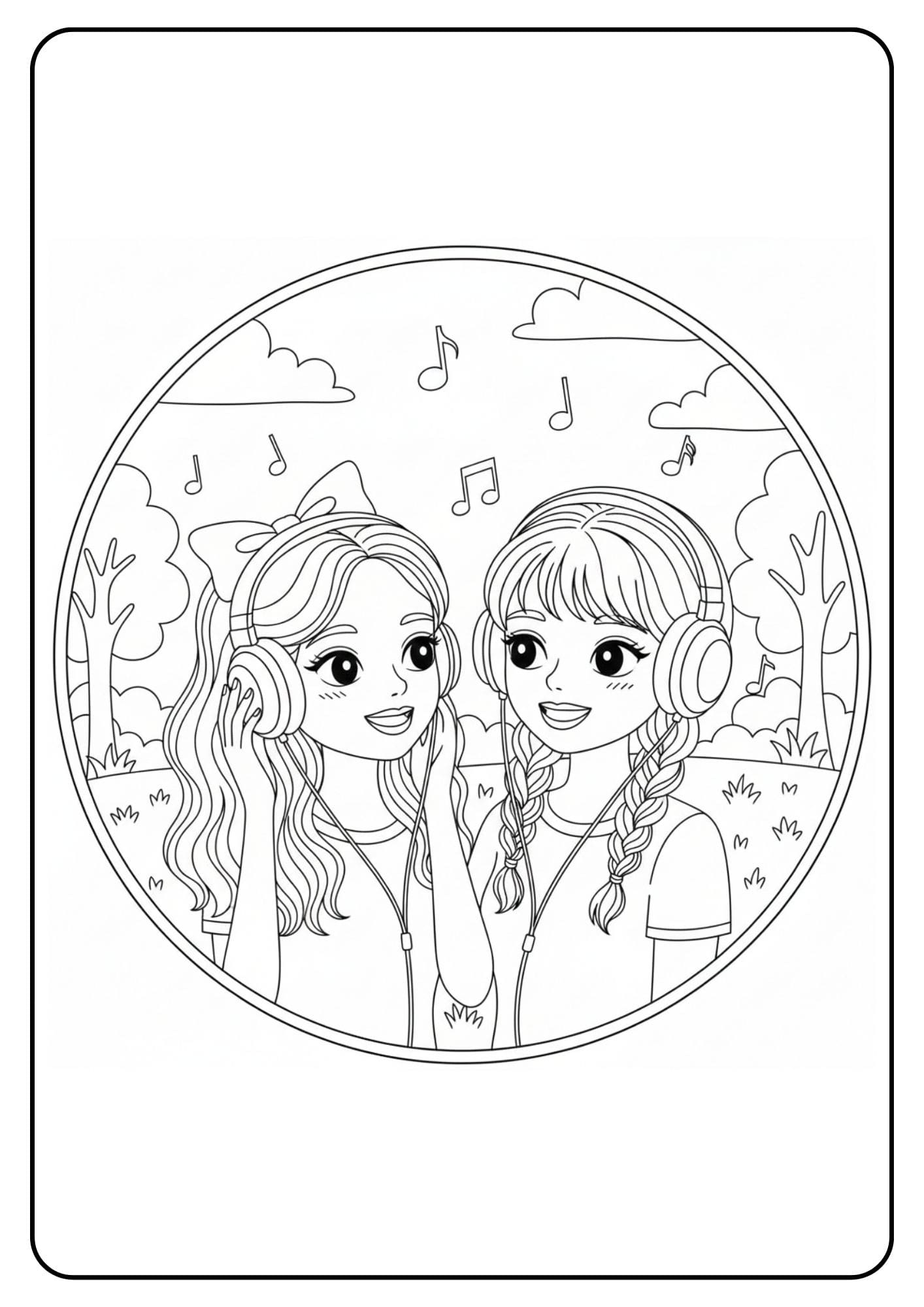 BFF schattig muziek moment