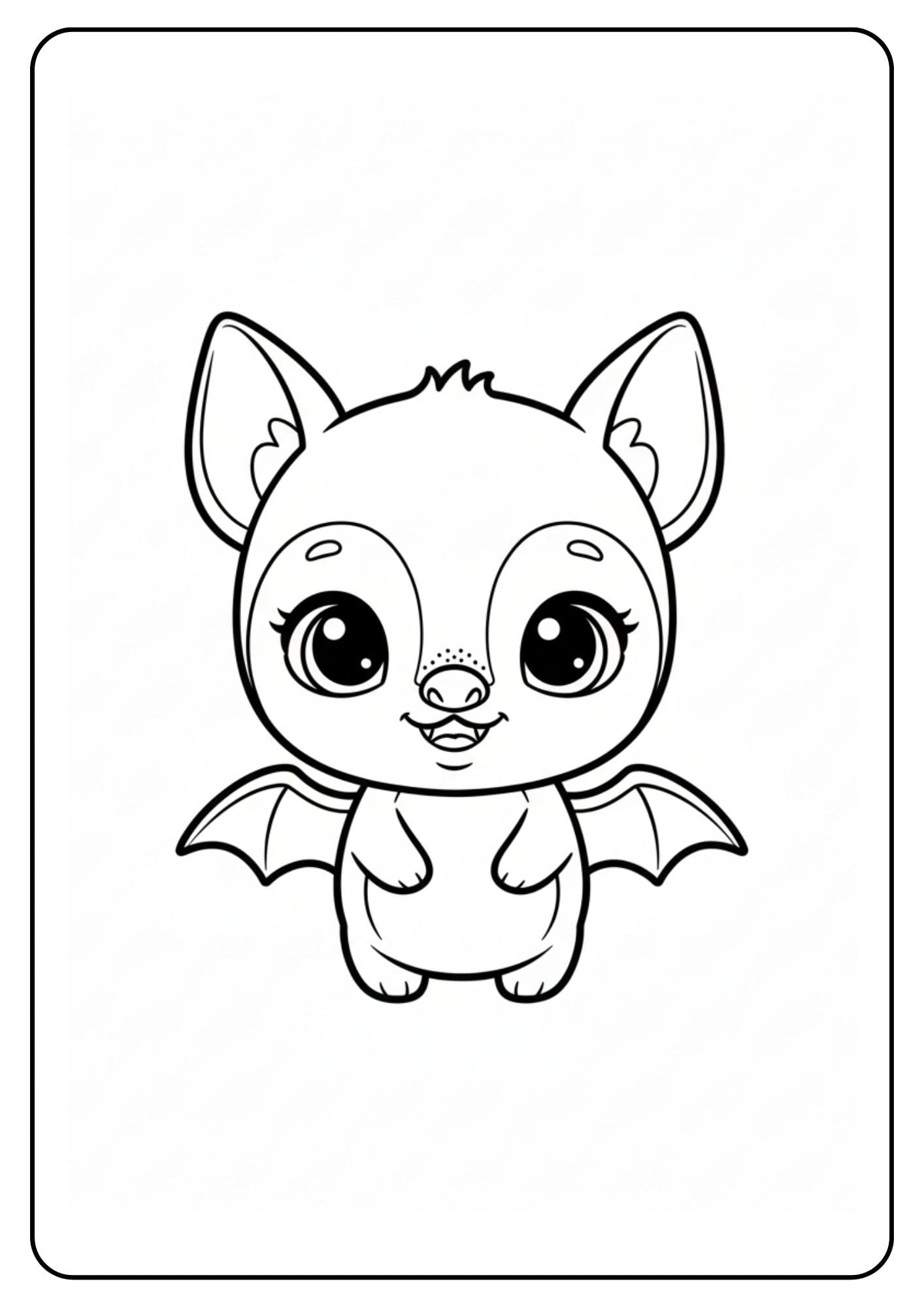 Baby vleermuis schattig