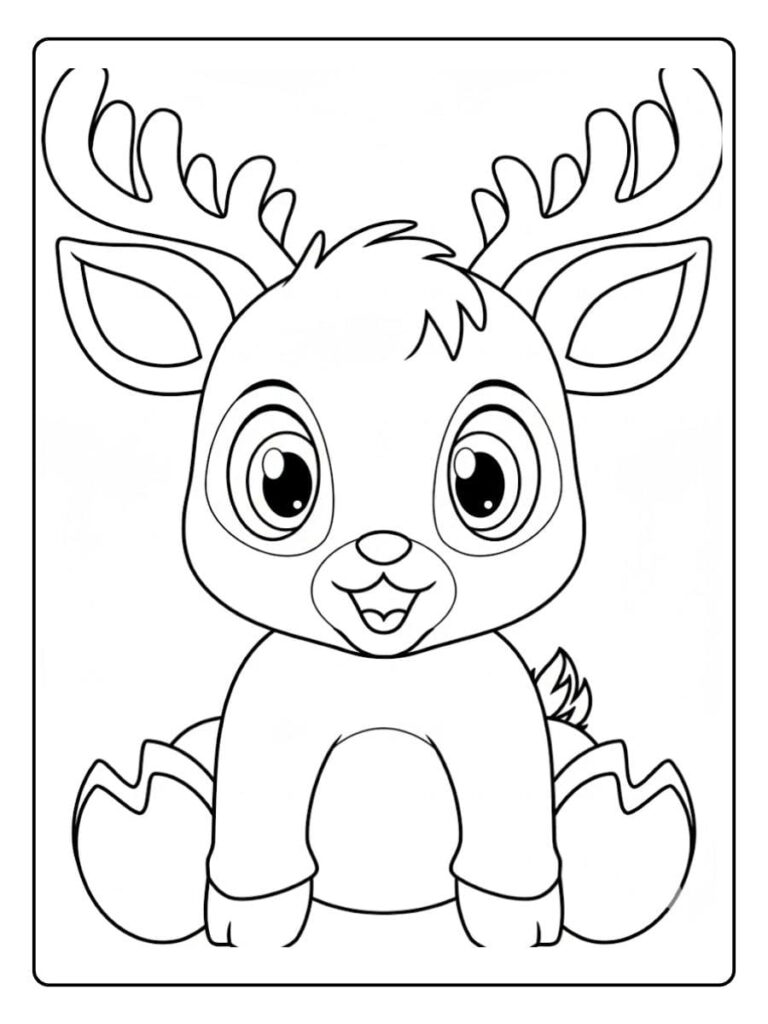 Gratis kleurplaat schattige diertjes