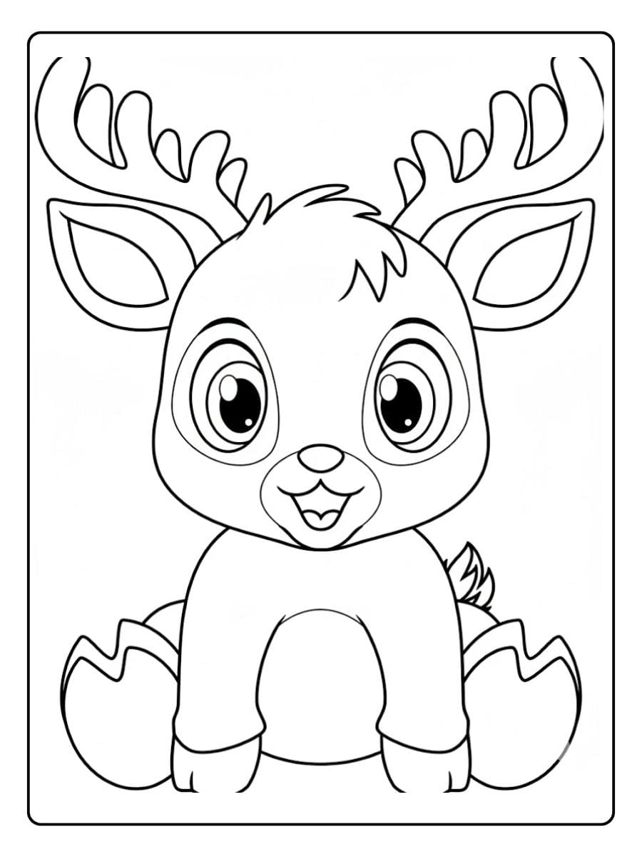 Gratis kleurplaat schattige diertjes