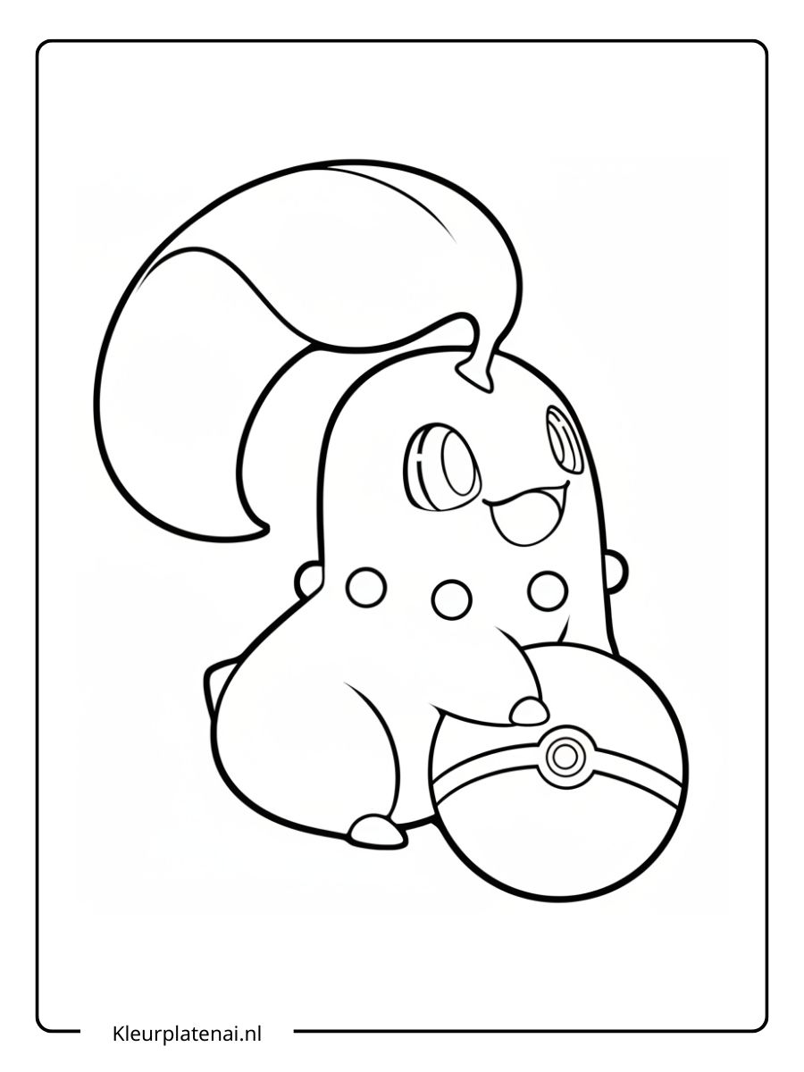 Kleurplaat Pokemon Schattig (11)