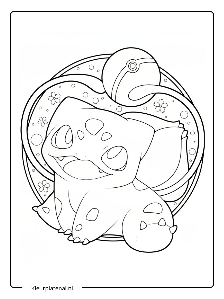 Kleurplaat Pokemon Schattig (12)