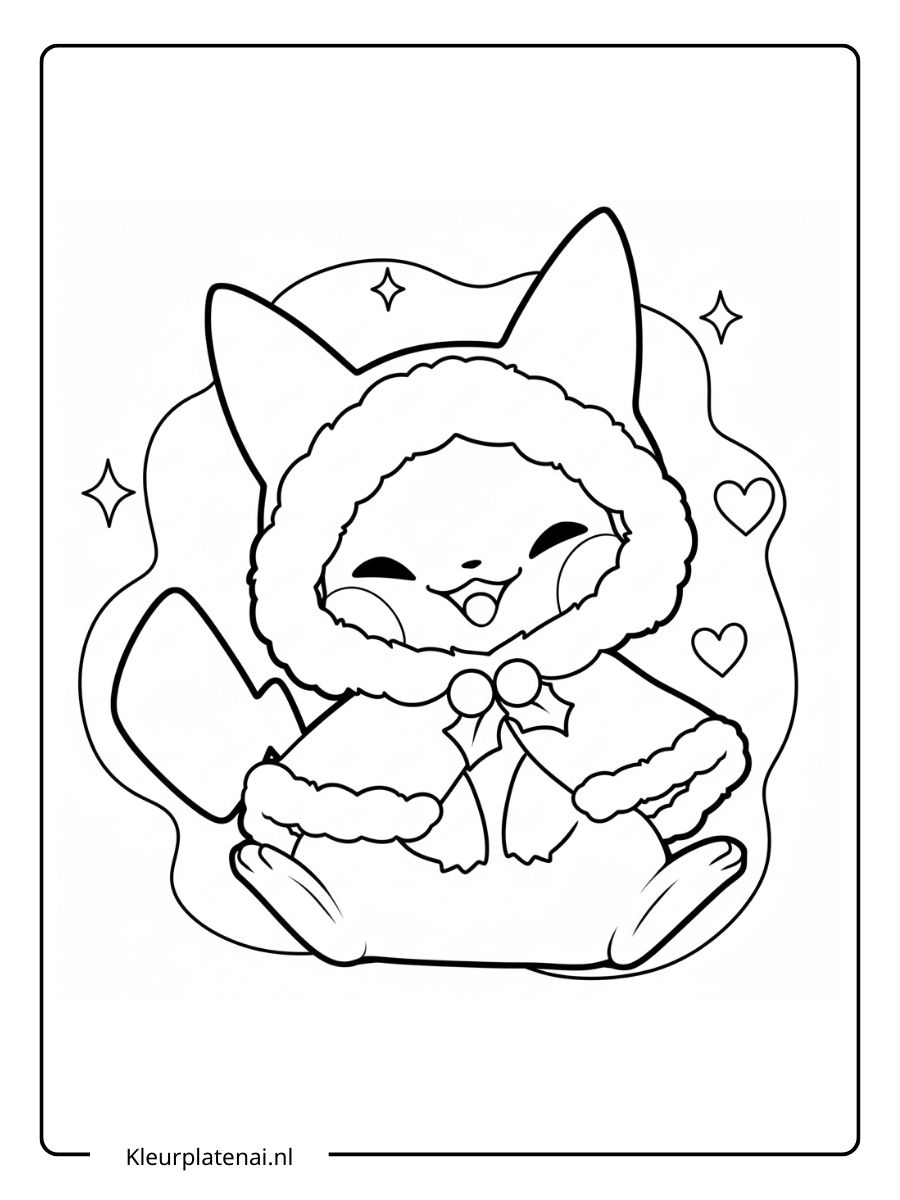 Kleurplaat Pokemon Schattig (13)