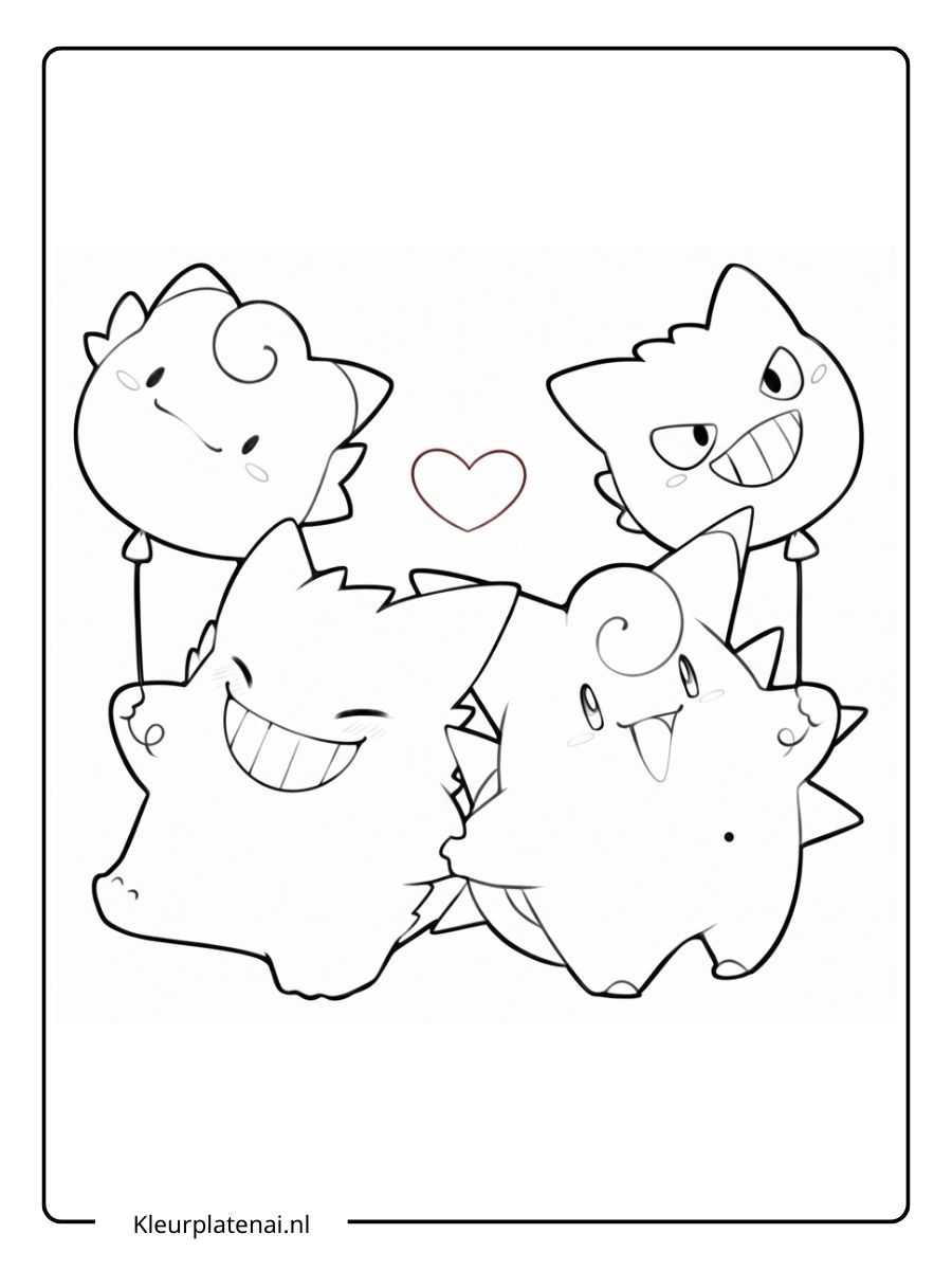 Kleurplaat Pokemon Schattig (15)