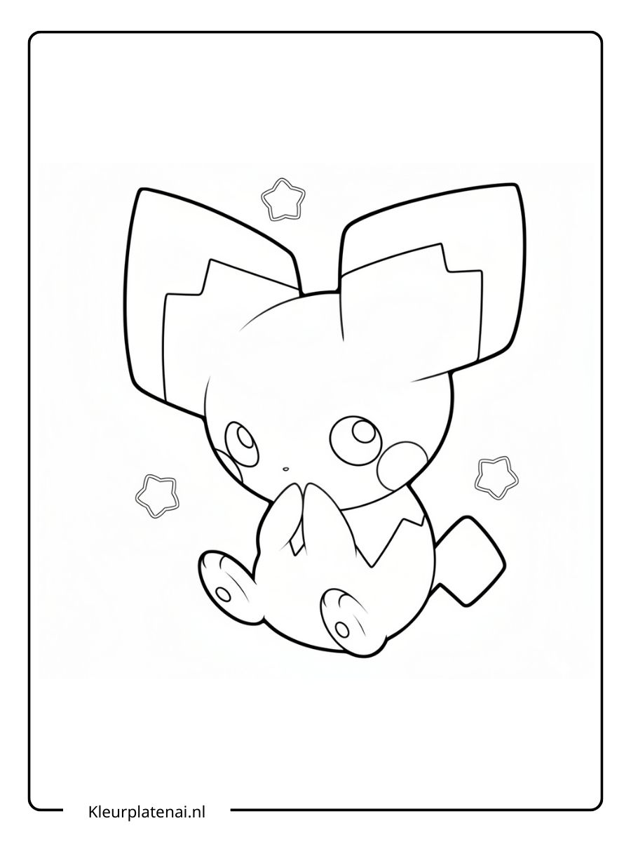 Kleurplaat Pokemon Schattig (16)