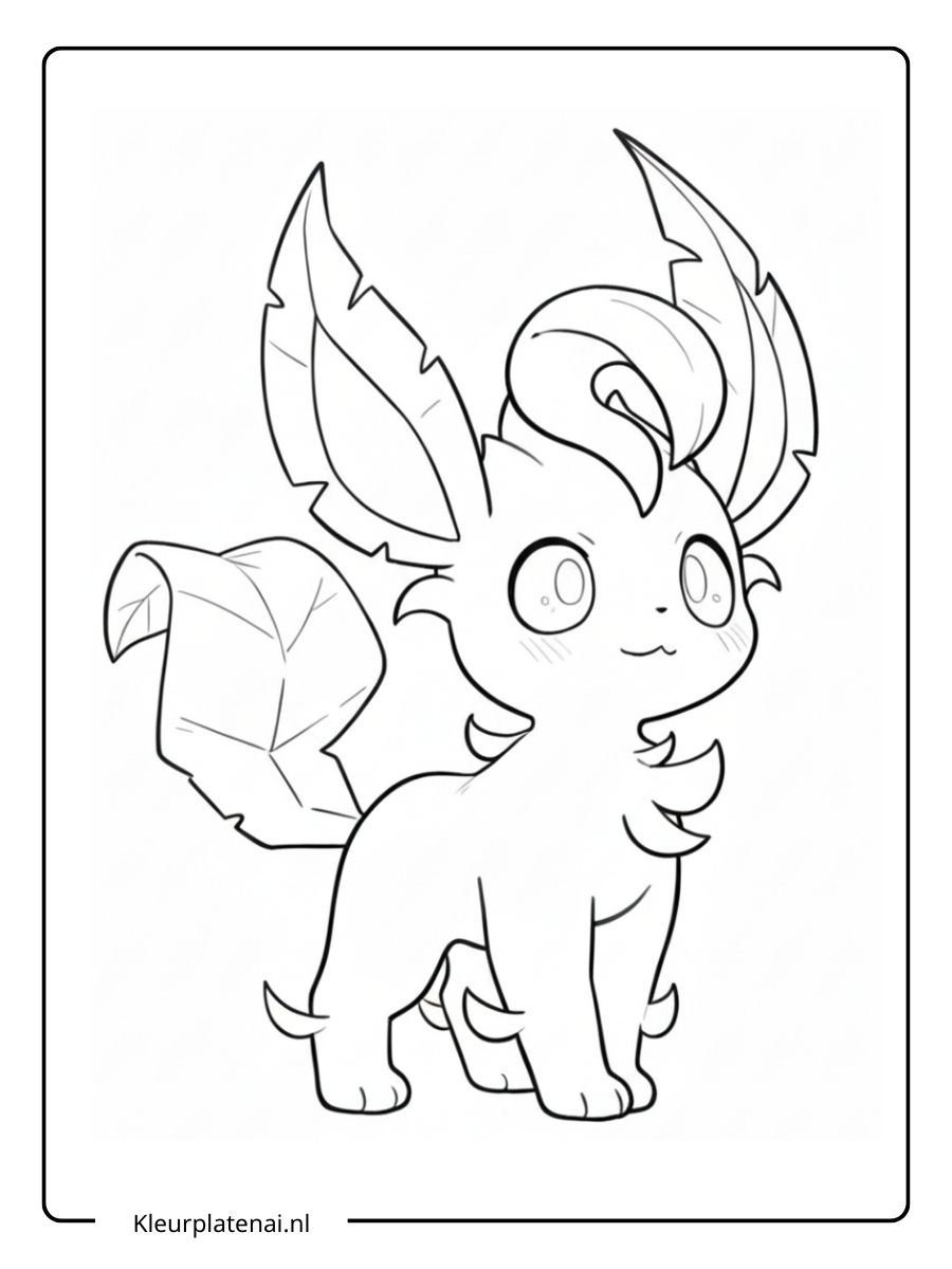 Kleurplaat Pokemon Schattig (17)