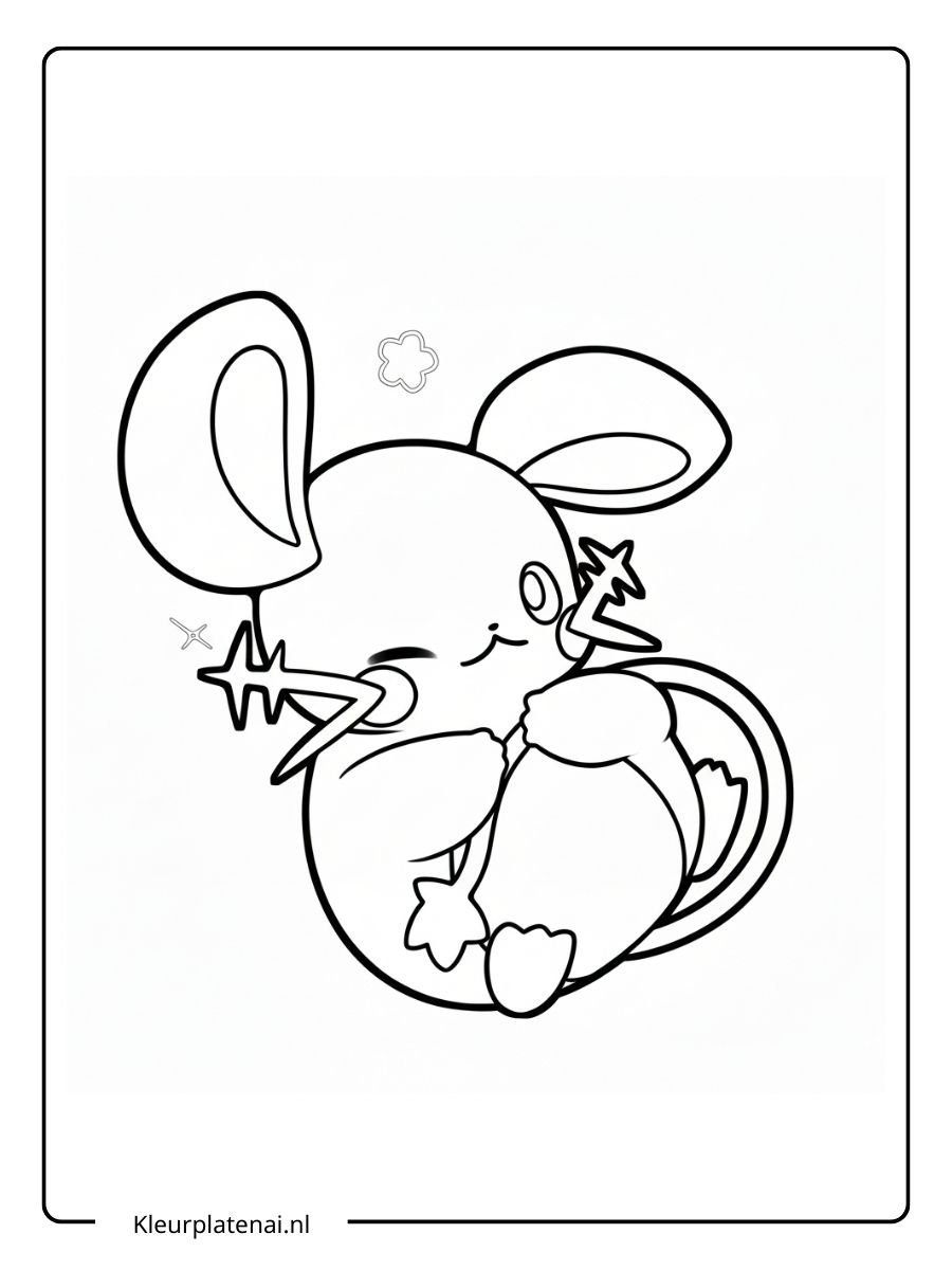 Kleurplaat Pokemon Schattig (6)