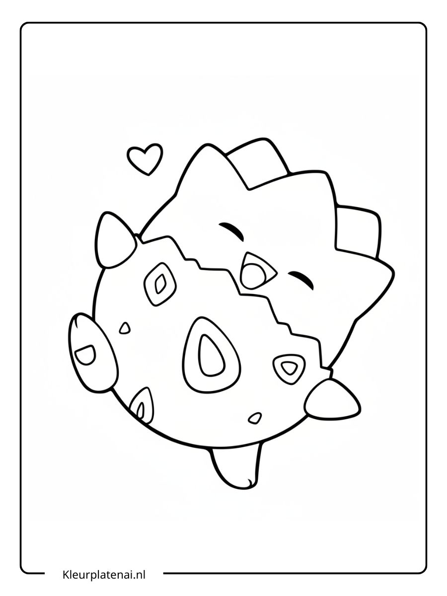 Kleurplaat Pokemon Schattig (8)