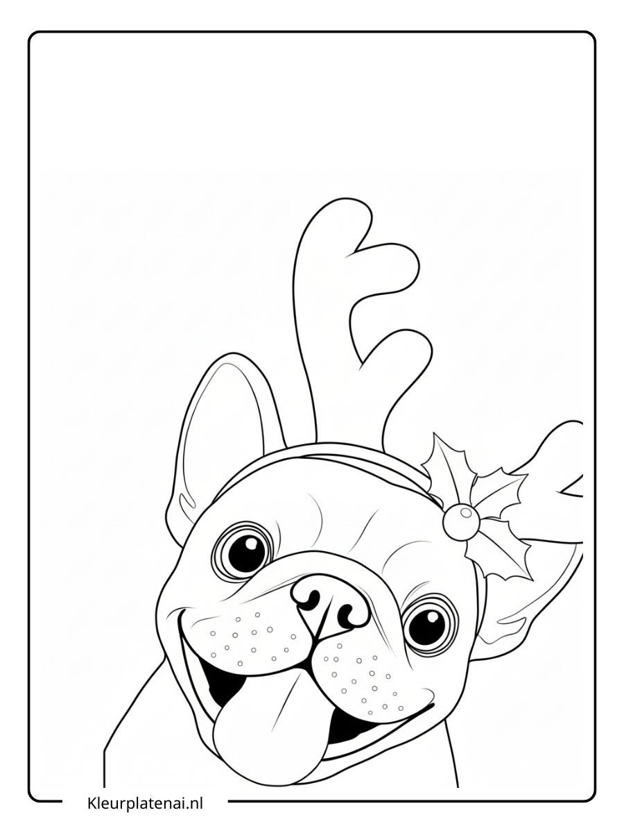 Kleurplaat Puppy Schattig (23)