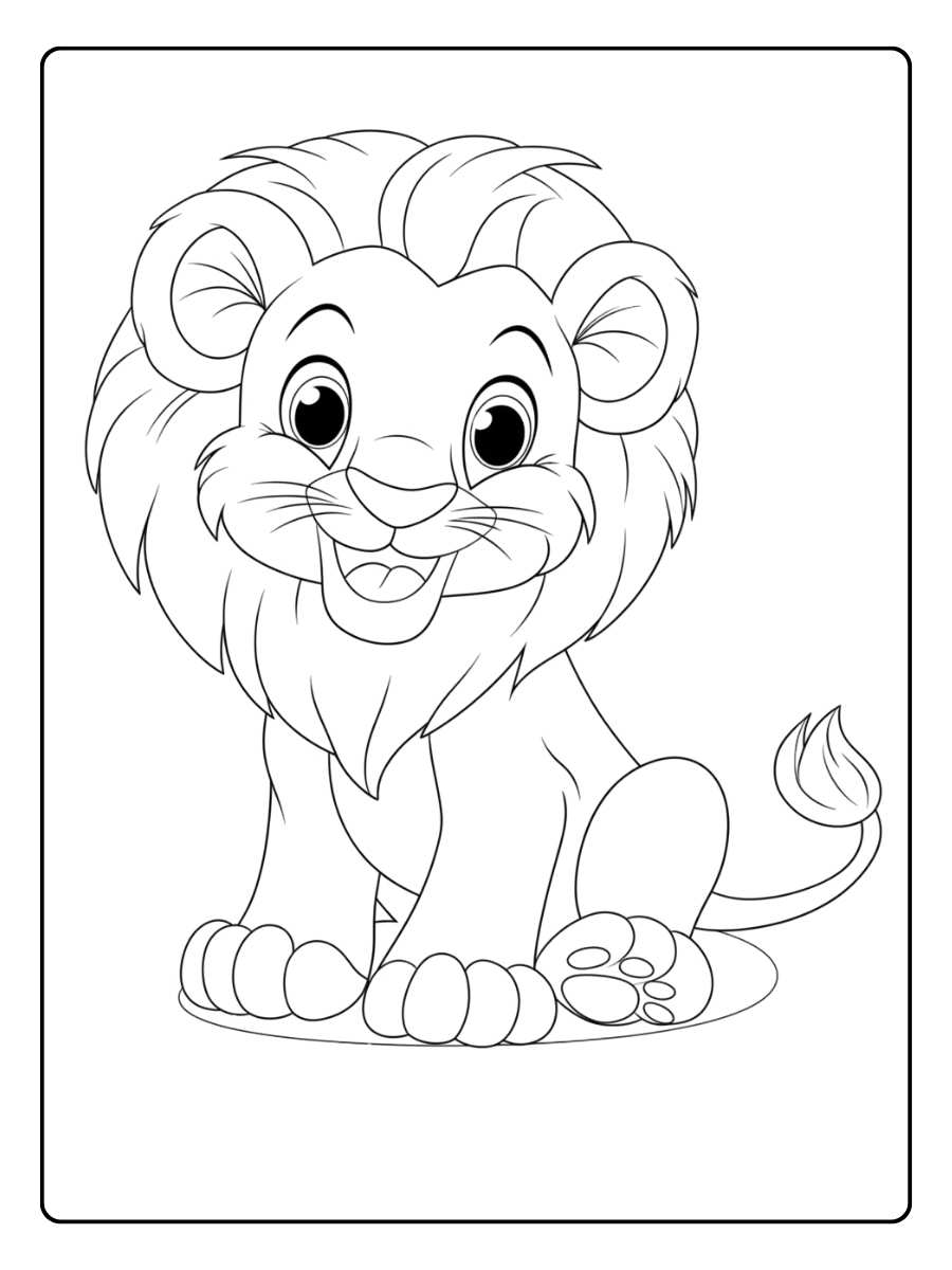 Kleurplaat Schattig Eenhoorn met een Vliegende Manen