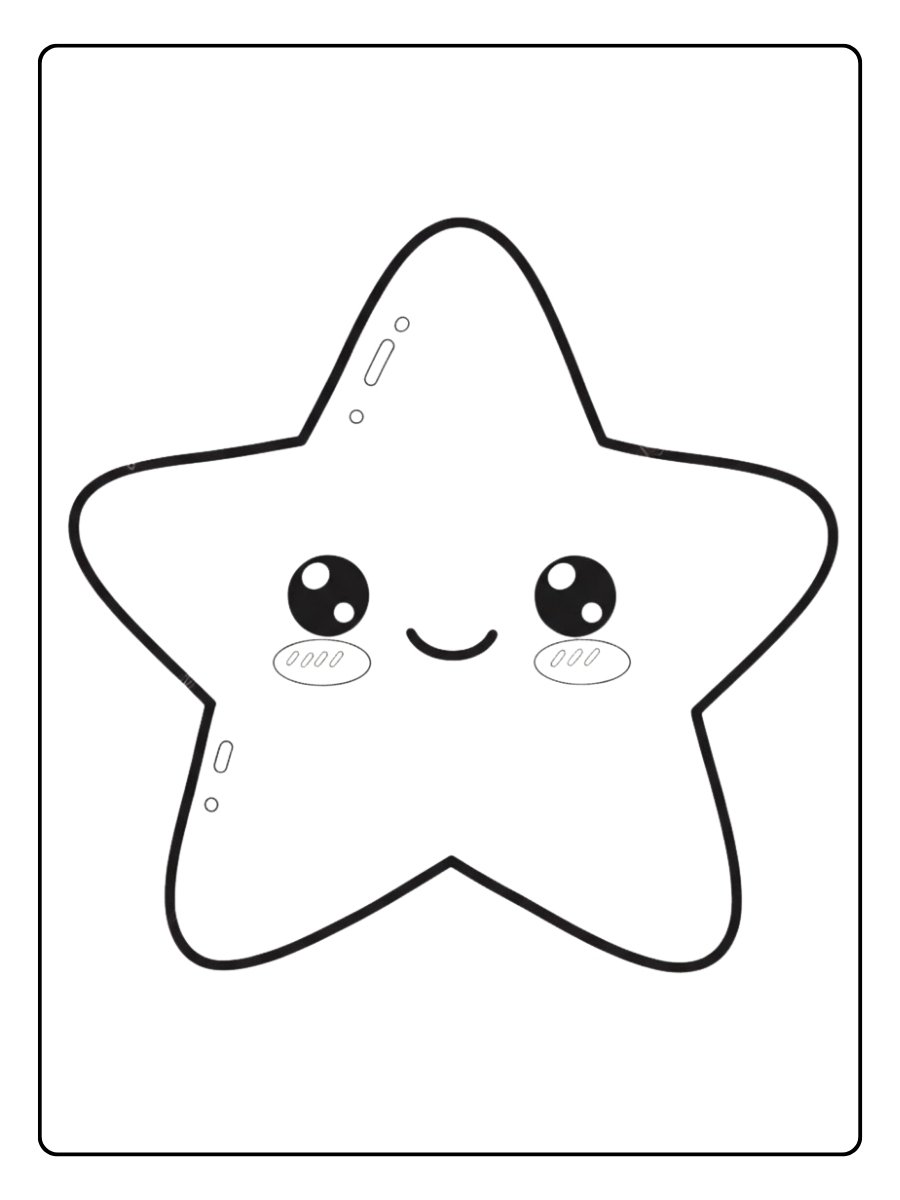 Kleurplaat Schattig Lachende Eenhoorn met Regenboog