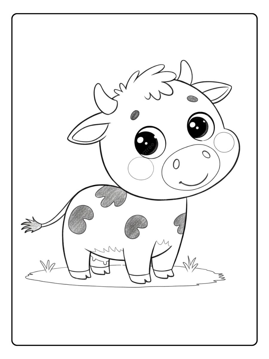 Kleurplaat Schattig Vliegende Eenhoorn boven de Wolken