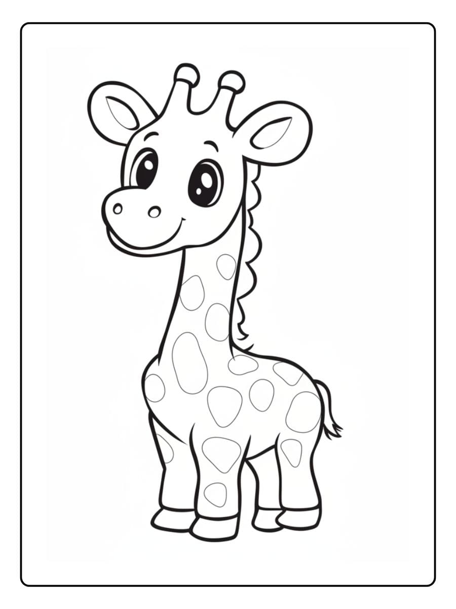 Kleurplaat Schattige Dieren (4)