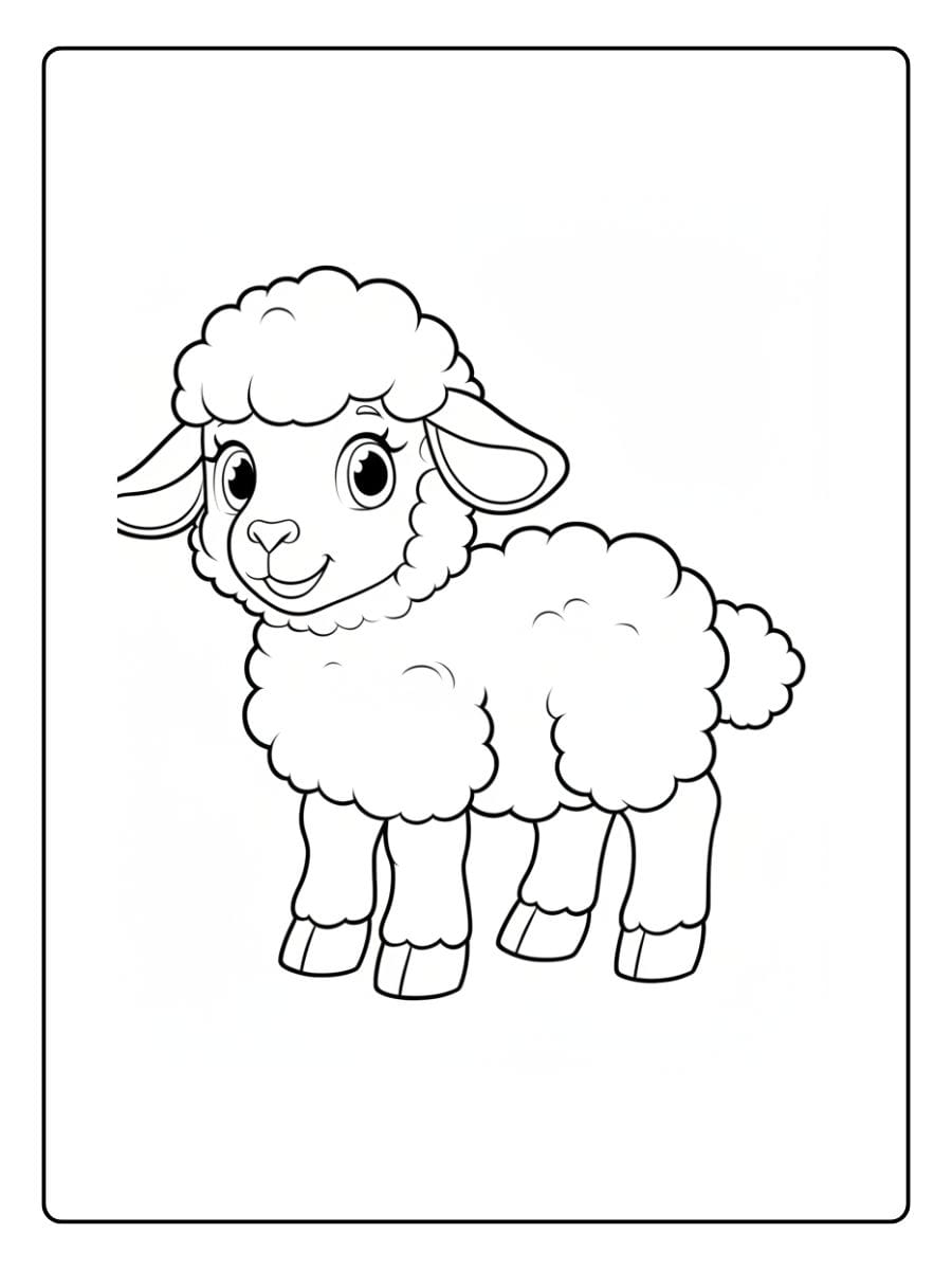 Kleurplaat Schattige Dieren (9)