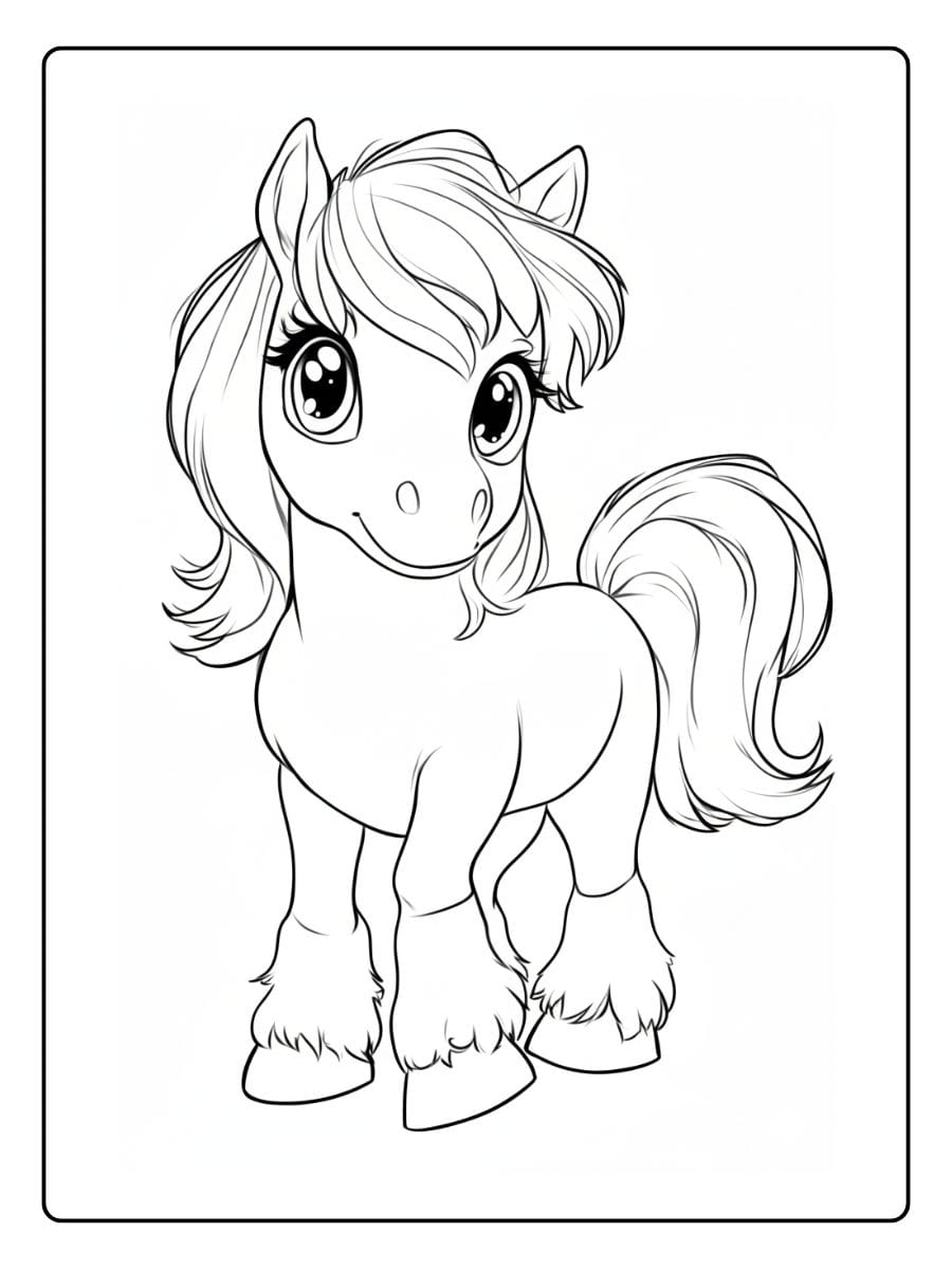 Kleurplaat Schattige Diertjes (2)