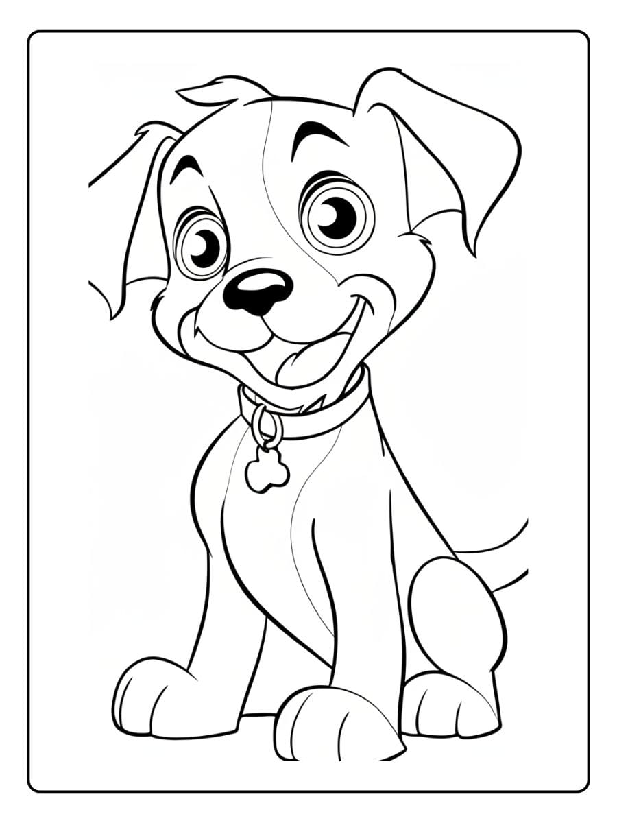 Kleurplaat Schattige Diertjes (3)