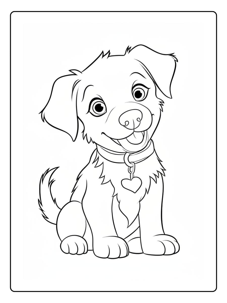 Kleurplaat Schattige Diertjes (4)