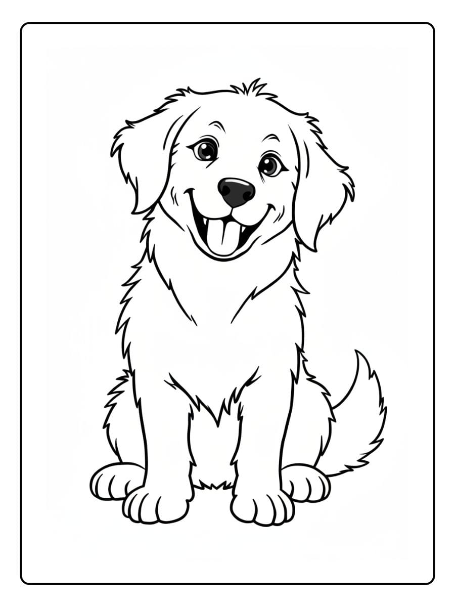 Kleurplaat Schattige Diertjes (5)