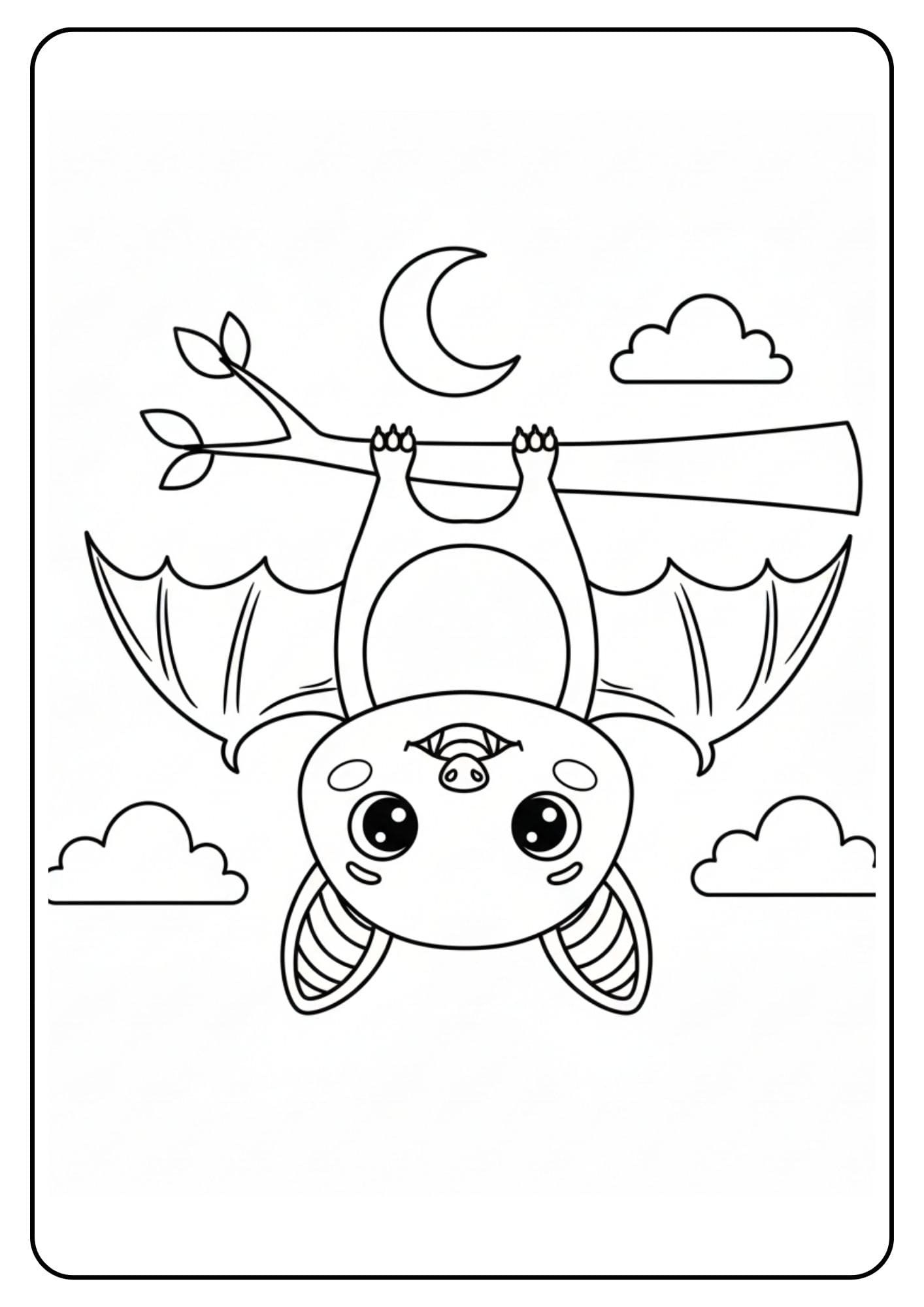 Vleermuis schattig glimlach