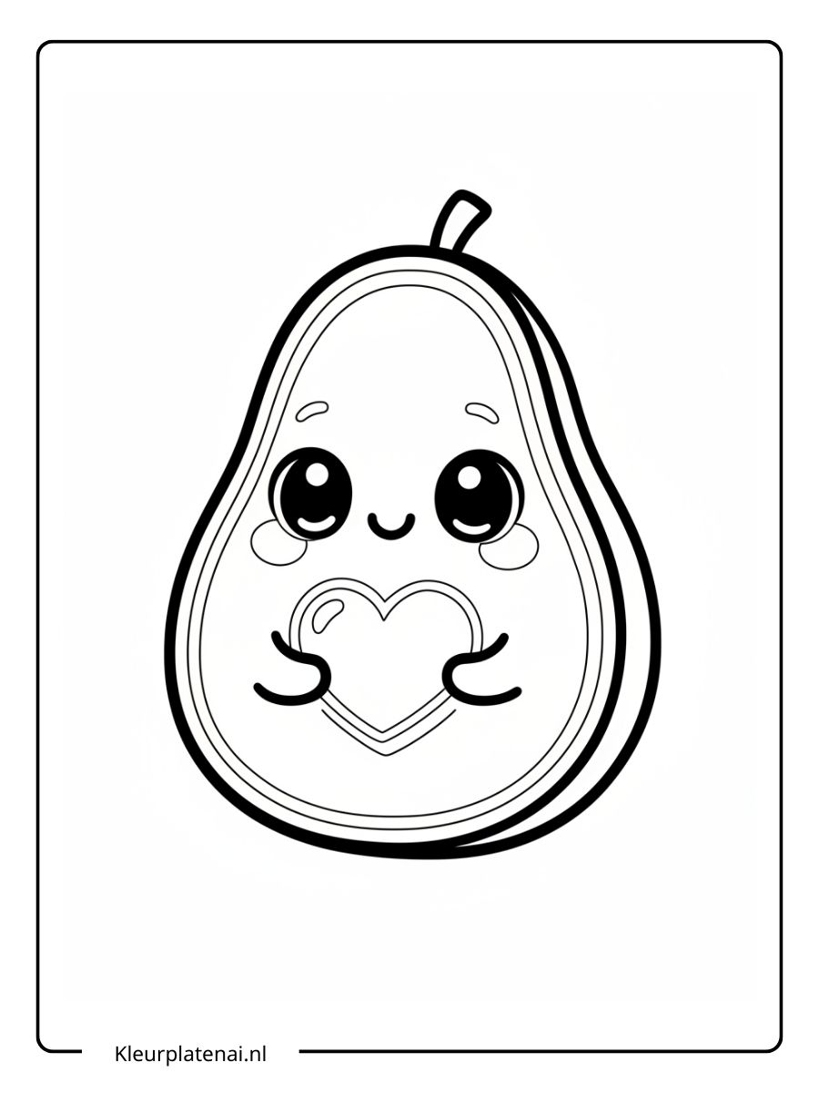 kleurplaten schattig eten (10)