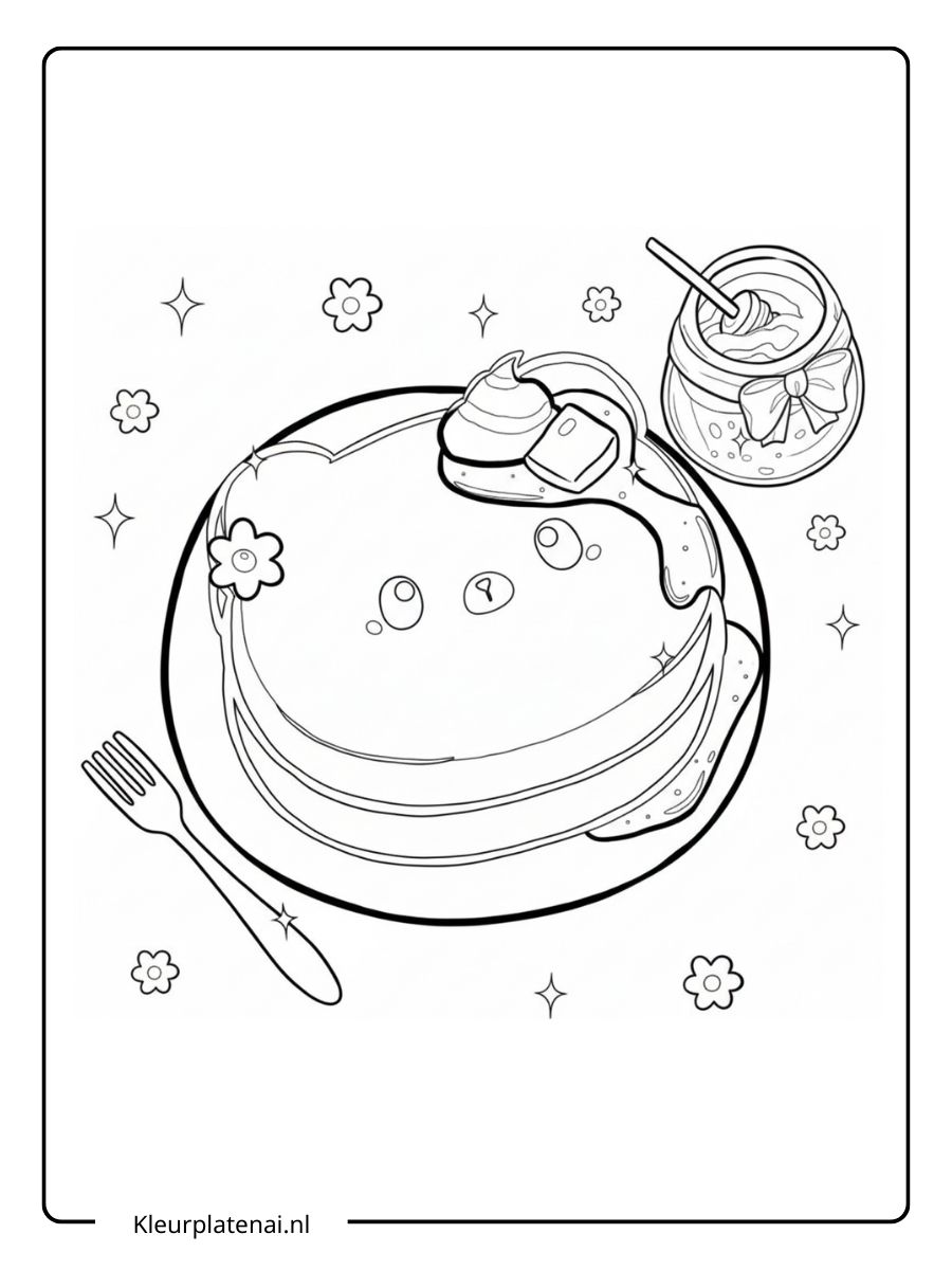 kleurplaten schattig eten (14)