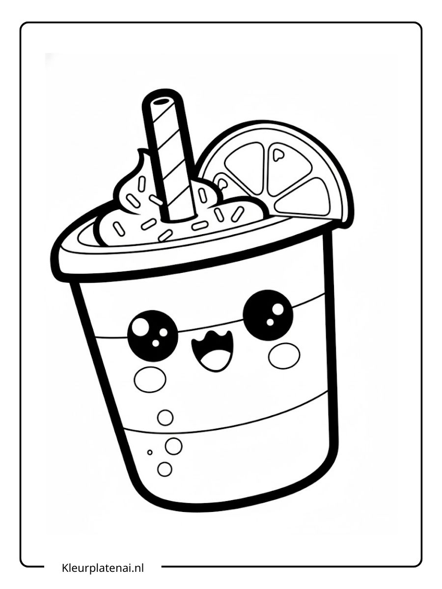 kleurplaten schattig eten (17)