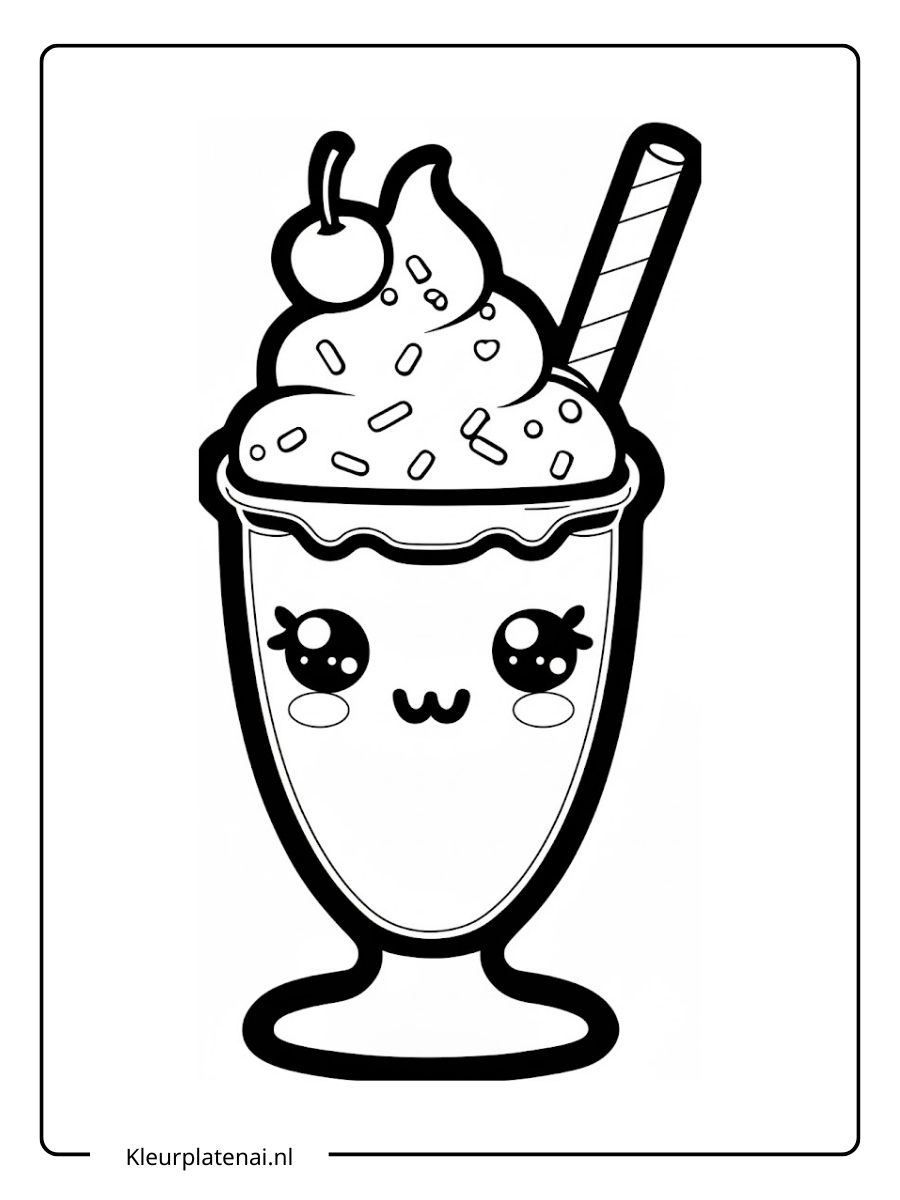 kleurplaten schattig eten (18)