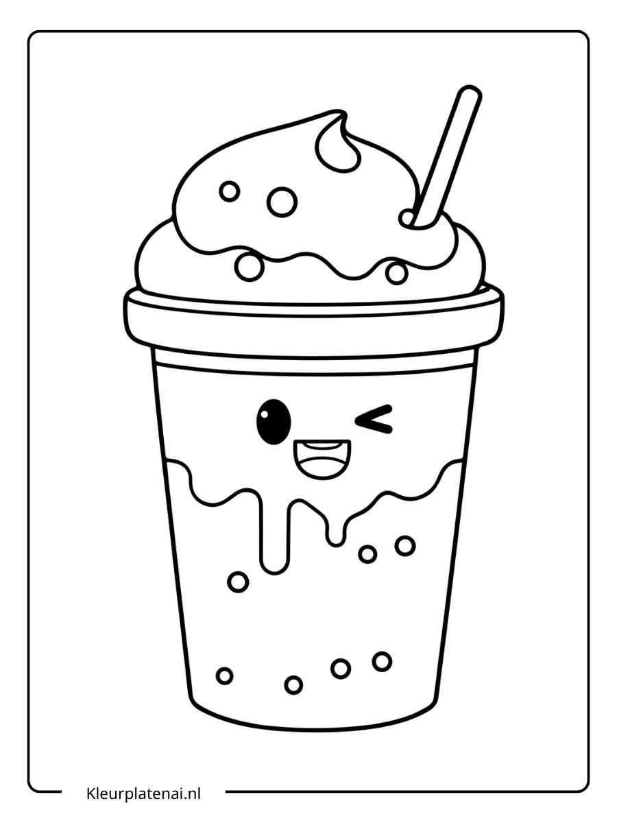 kleurplaten schattig eten (8)