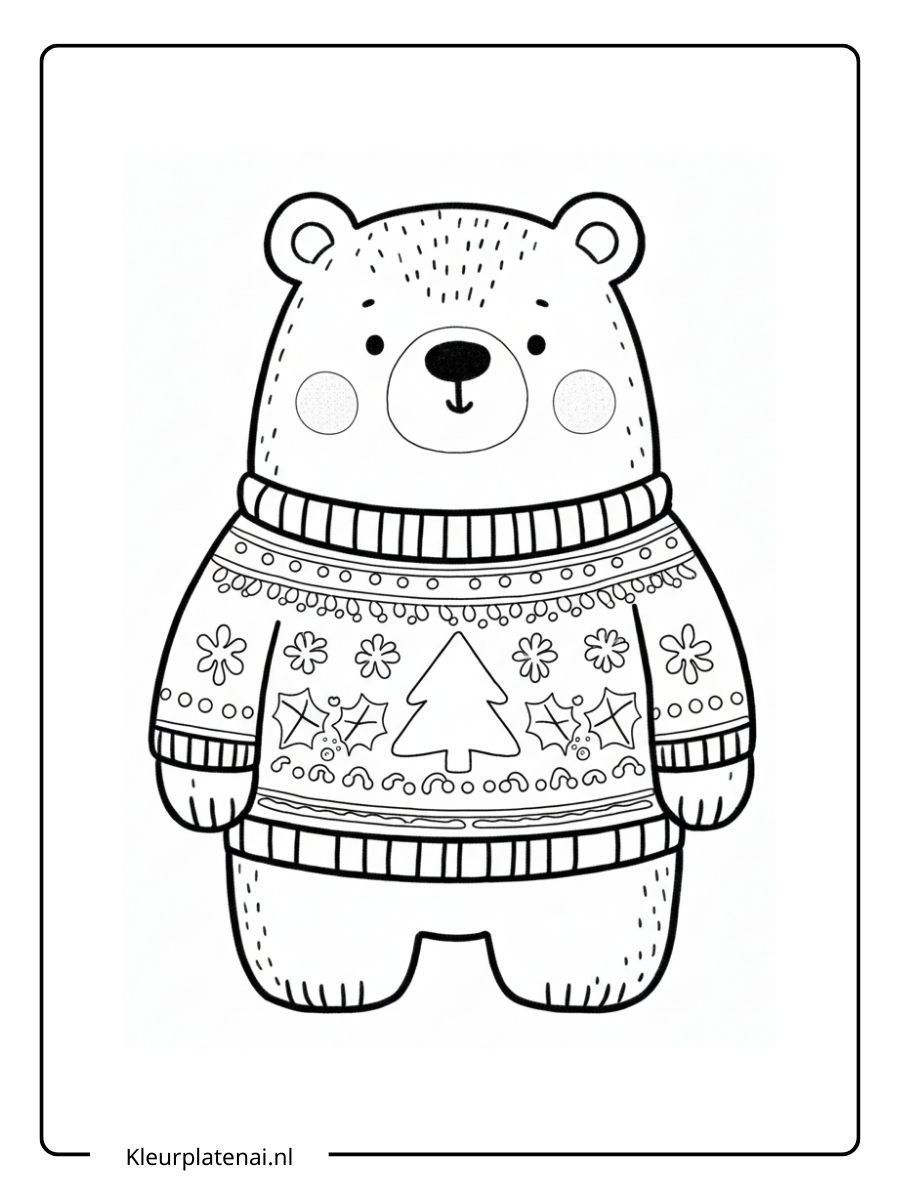 Beren Kleurplaat (15)