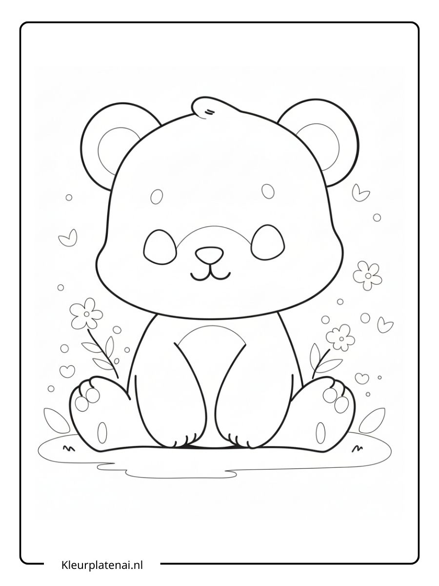 Beren Kleurplaat (16)