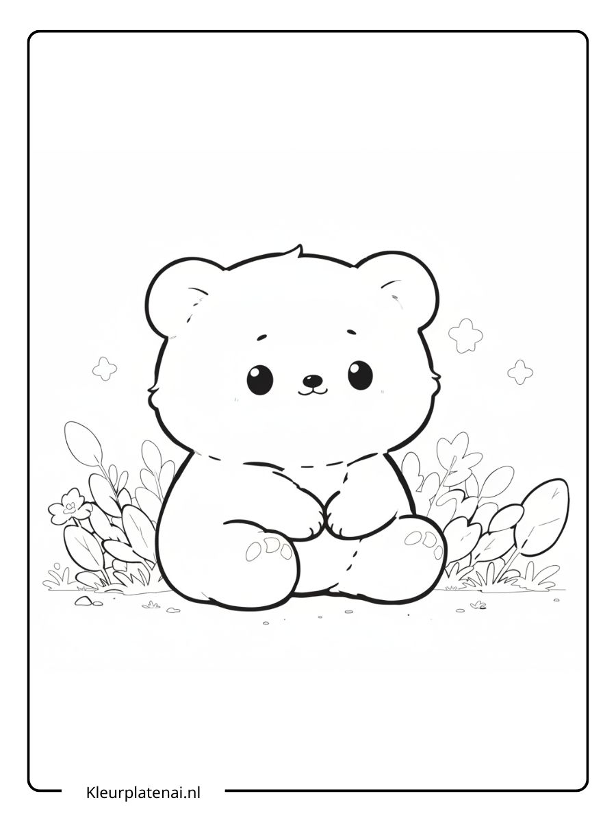 Beren Kleurplaat (17)
