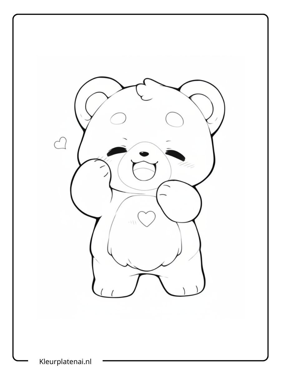 Beren Kleurplaat (19)
