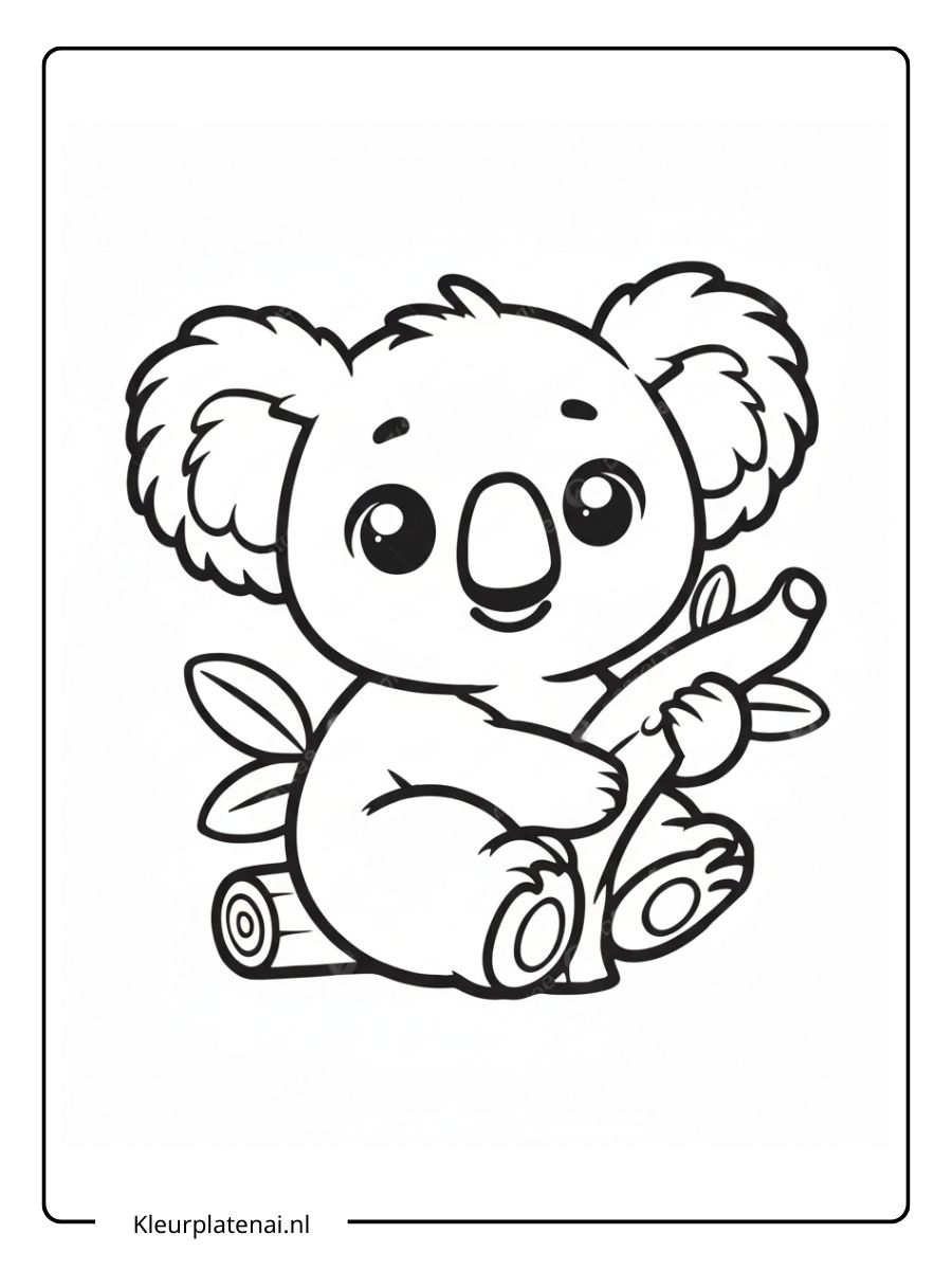 Beren Kleurplaat (9)