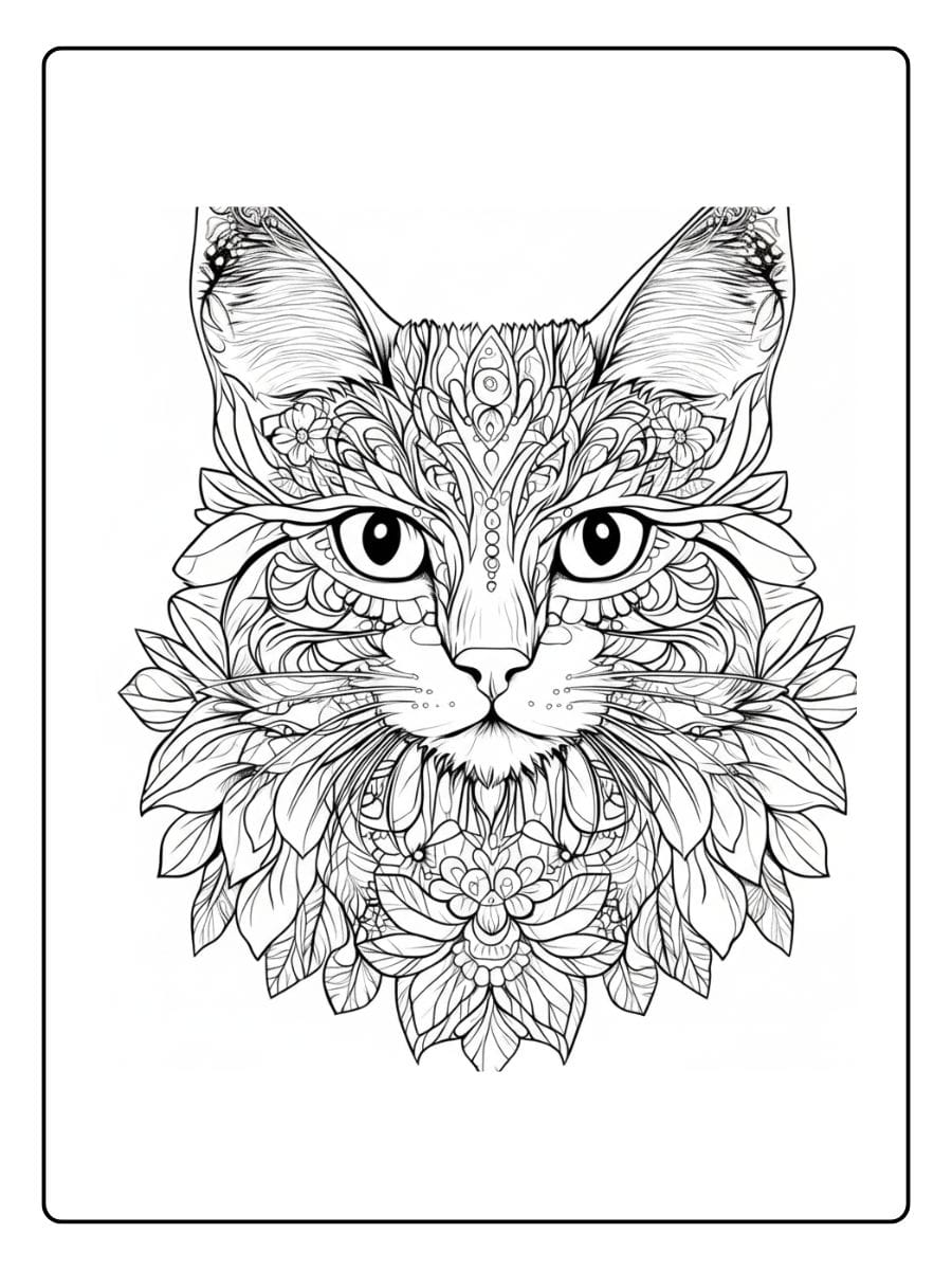 Dieren Mandala Kleurplaat (1)