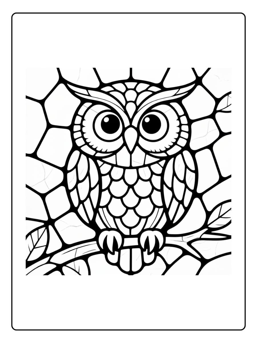 Dieren Mandala Kleurplaat (8)