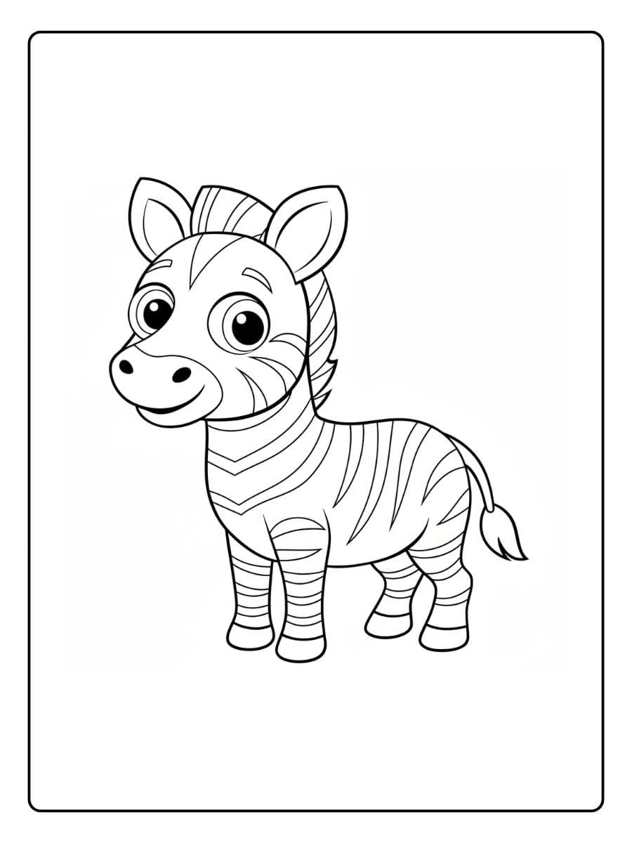 Dierentuin Kleurplaat (4)