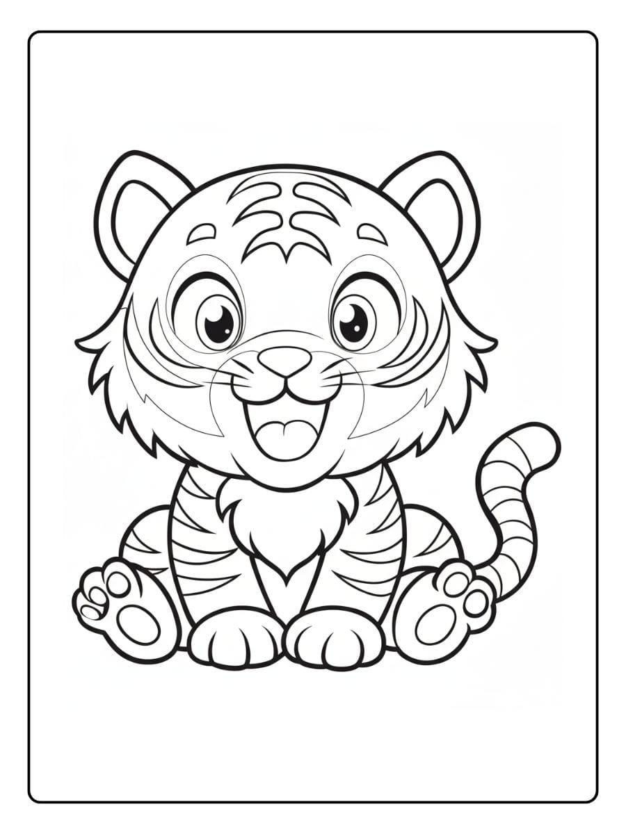 Dierentuin Kleurplaat (8)