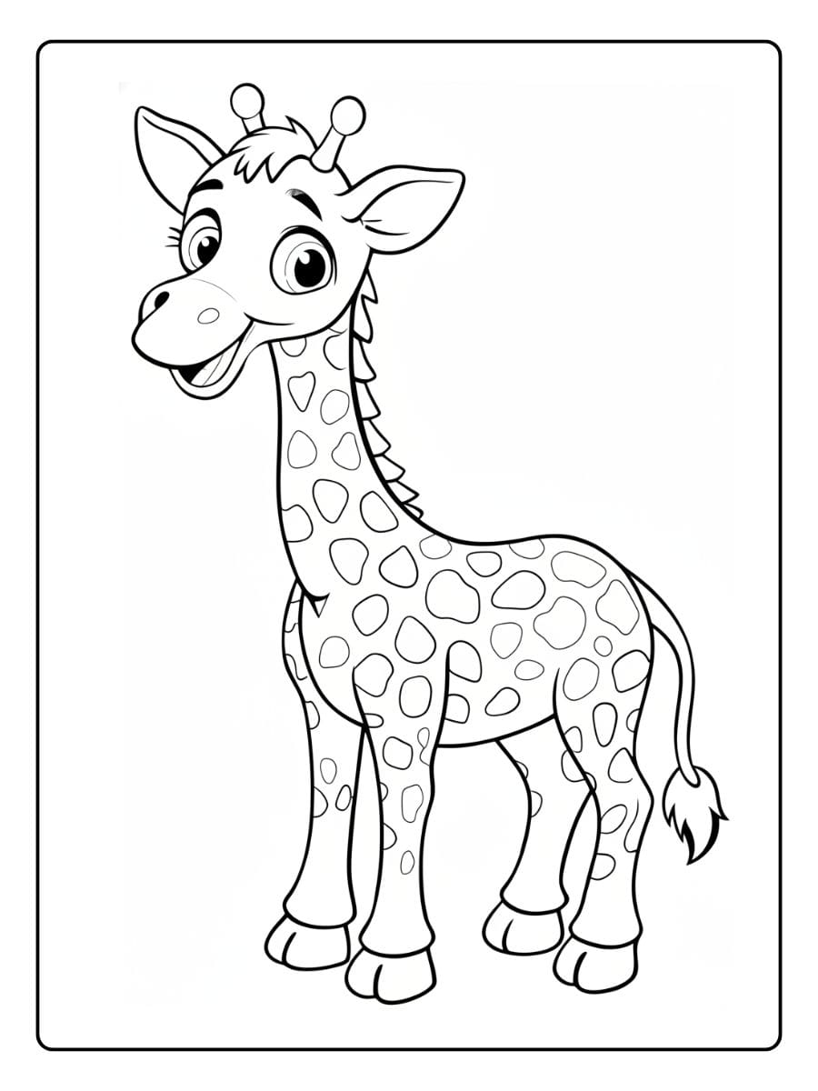 Dierentuin Kleurplaat (9)