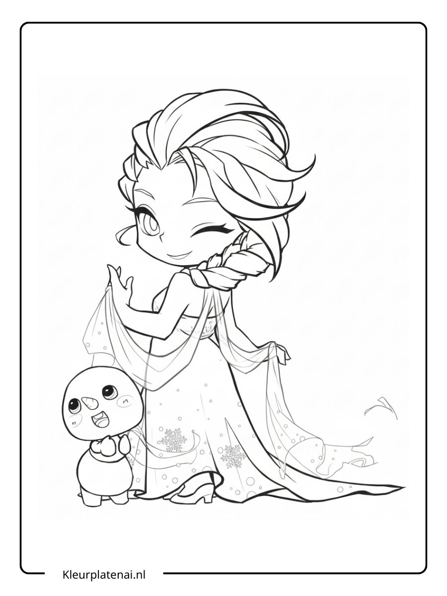 Elsa Kleurplaat (13)