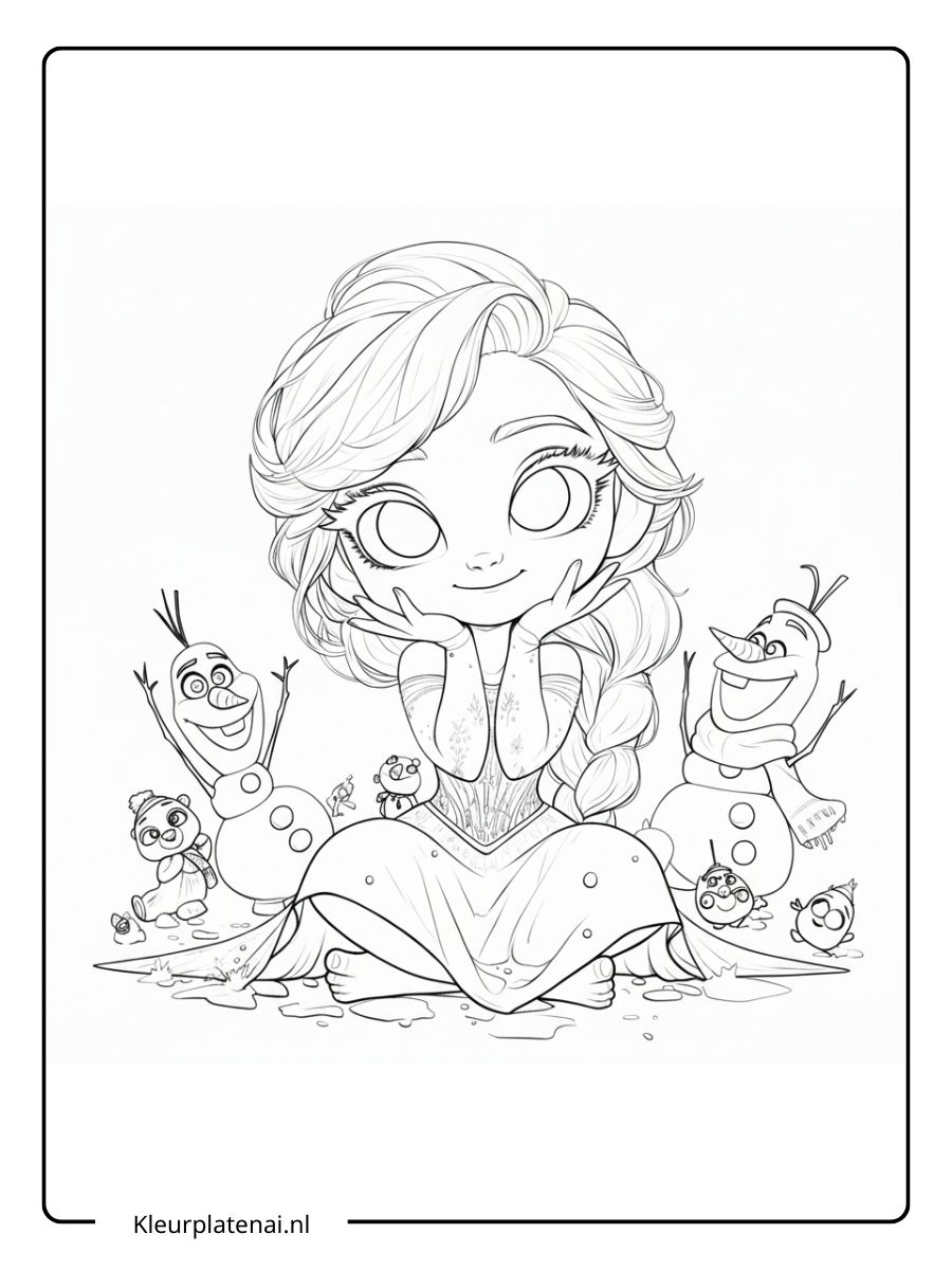 Elsa Kleurplaat (19)