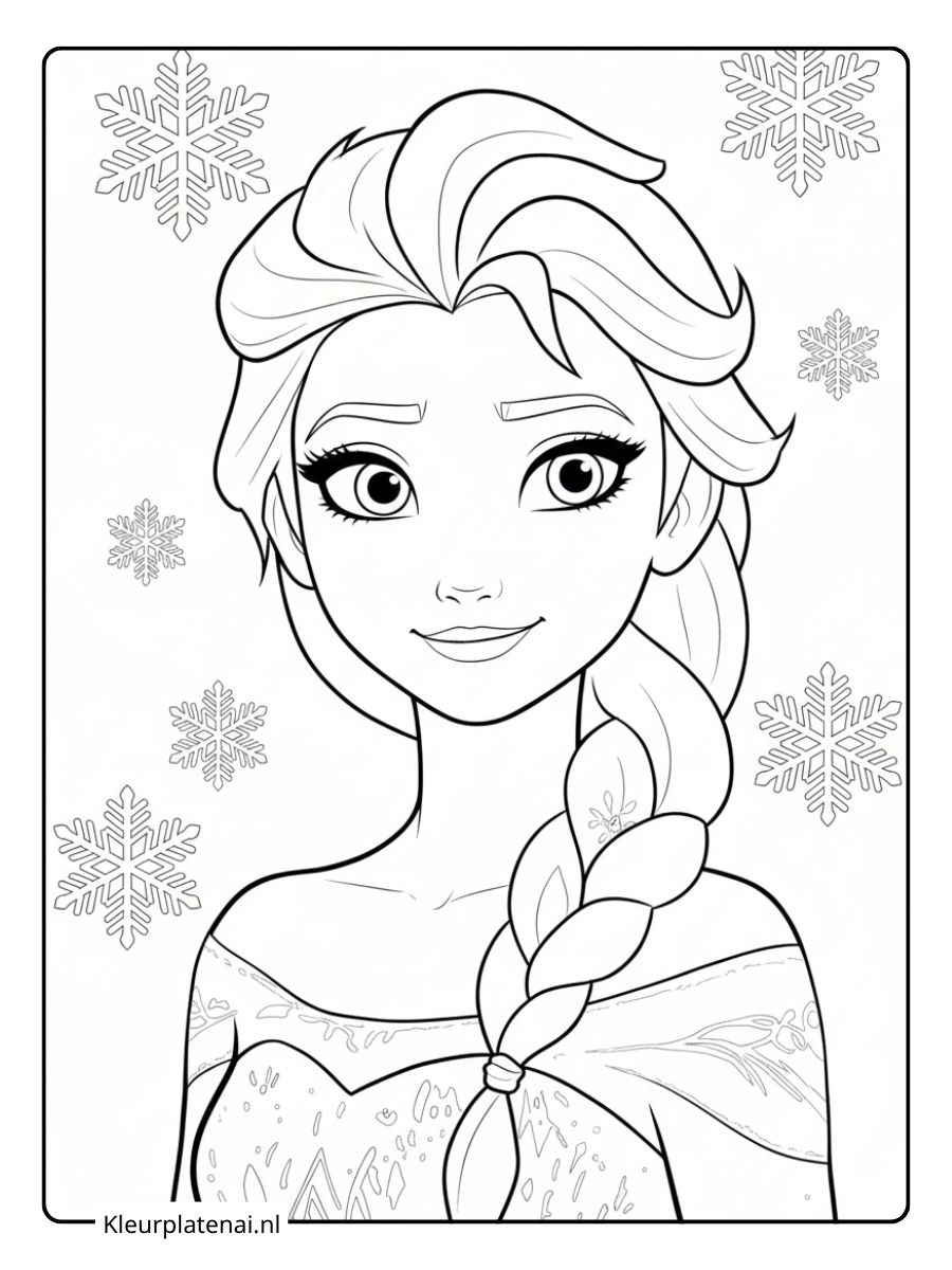 Elsa Kleurplaat (2)