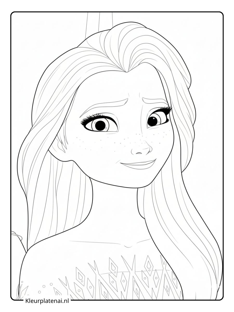 Elsa Kleurplaat (3)