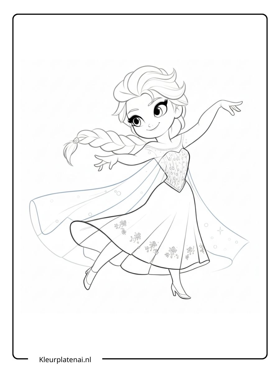 Elsa Kleurplaat (5)