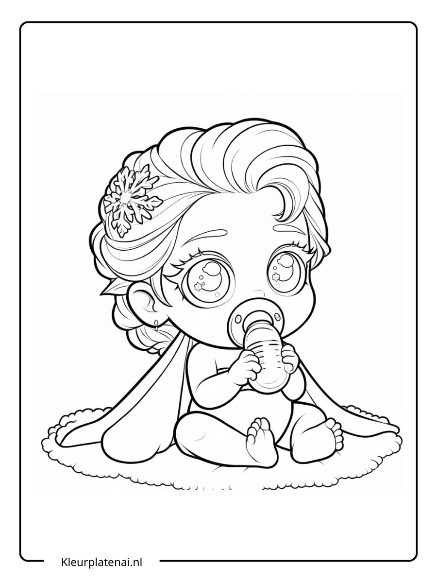Elsa Kleurplaat (7)