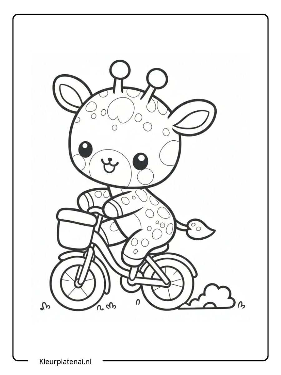 Giraf Kleurplaat (10)