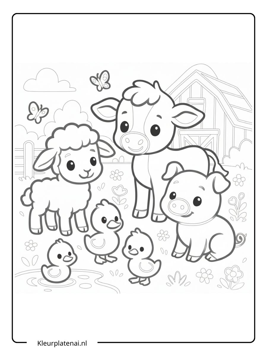 Kleurplaat Dieren 18